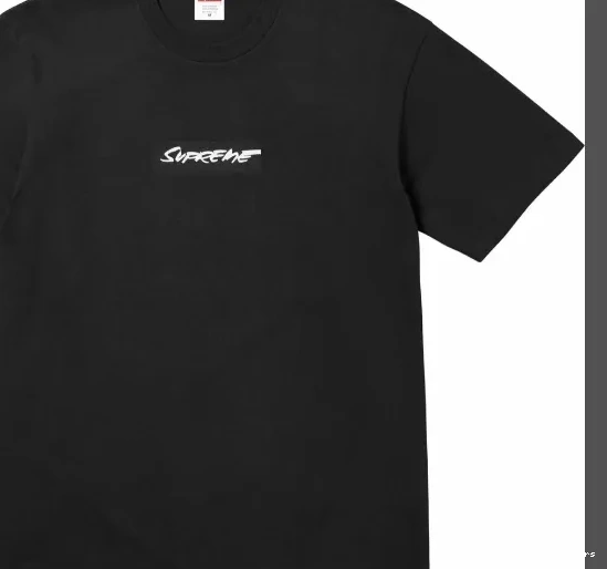 S and XL Tee Logo Futura Box 24SS L M Black White 0815
